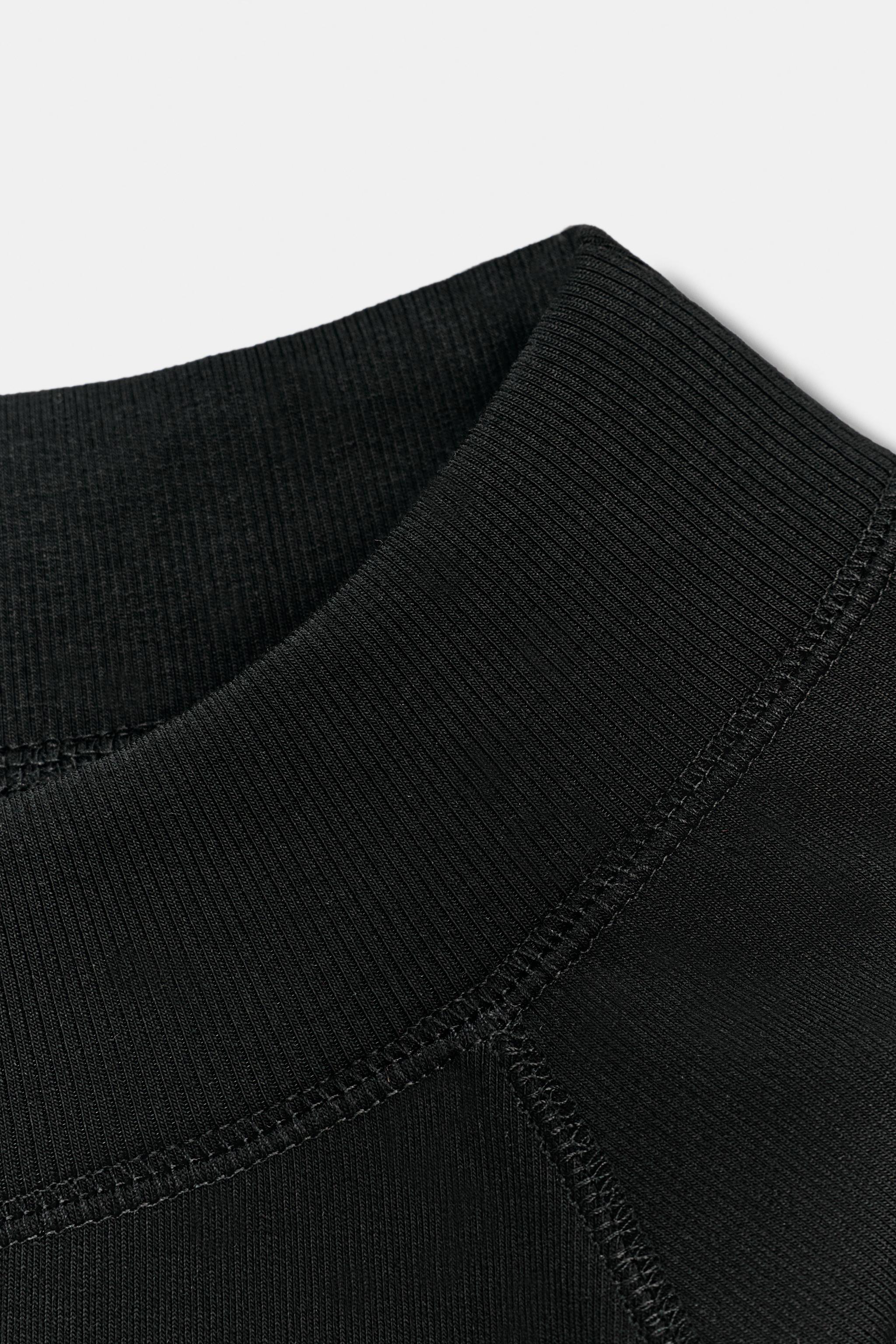 RIBBED BOAT NECK T-SHIRT